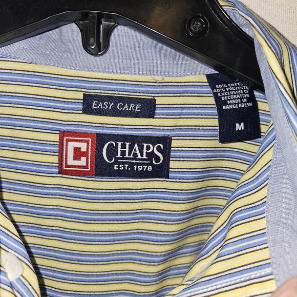 Chaps Multicolor Striped Men's Shirt - Picture 5 of 7